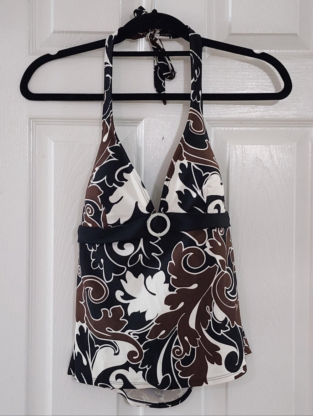a.n.a Floral Halter Tankini Top | Swimsuit or Summer Cami | Size 14